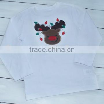 wholesale children's boutique dress baby Girls' Christma embroidery clothes