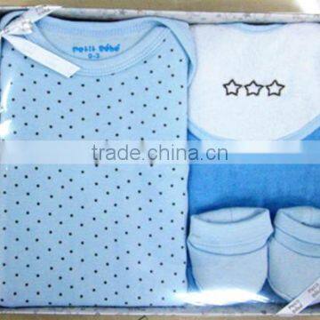 baby clothing boy set box 4pcs/baby wear/baby garment