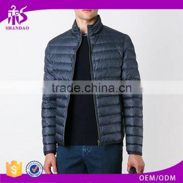 Guanzhou Shandao Men Sports Casual High Quality Outerwear Long Sleeve Down Feather Bomber Arabic Coats