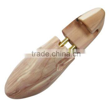 Custon Logo Acceptable Wooden Material Shoe Tree Type Shoe Lasts in Cedar Wood With Double Tube photo-4