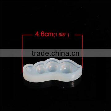 Silicone Resin Mold Pea White 46mm x 18mm photo-2