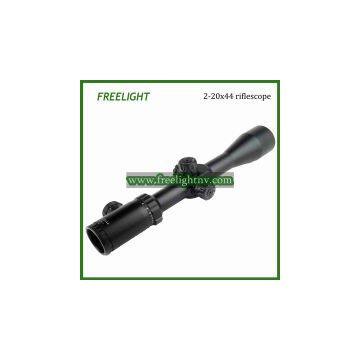 2-20x44 Compact shooting Riflescope, Illuminated Red/Green Reticle Mil dot scope