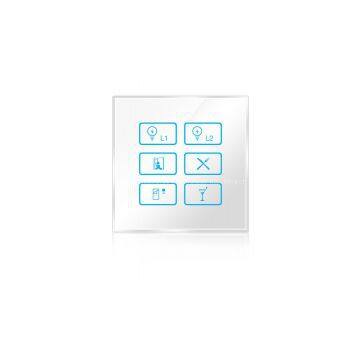 Wireless infrared wifi remote control networking zigbee lighting touch panel switch  curtain motor