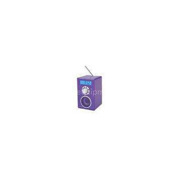 AC operated FM radio with LCD display antenna 3V DC back-up AM / FM