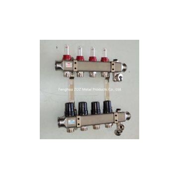 4 Branch Stainless Steel Radiant Heat Manifolds photo-3