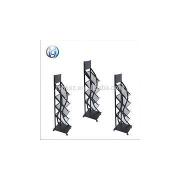 Practical multipurpose floor standing magazine display stand HS-ZL05