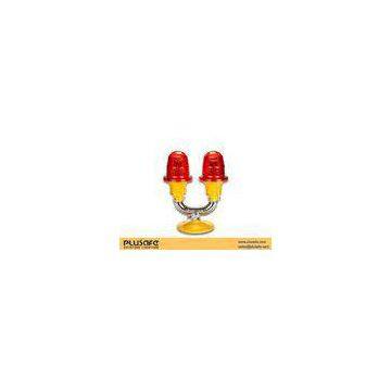 Double Obstruction Light  LED Red Fixed or Flash , Aviation Warning Light