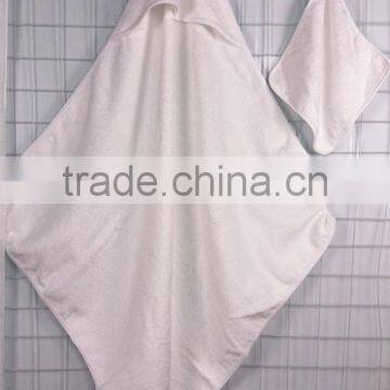 100% ORGANIC Bamboo Baby Bear Hooded Bath Towel Washcloth Gift Set Luxuriously Soft, Extra Large photo-4