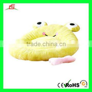 M297 Frog Shaped Bed Plush Animal Shaped Pet Bed