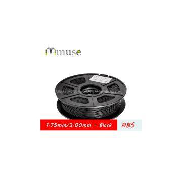 1.75mm/3mm Black ABS 3D Filament