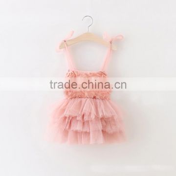 Hot Sequin Flower Girls Dress Fashion design small girls lace dress