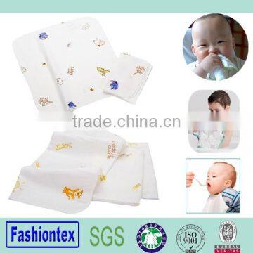 cotton baby face towel bamboo muslin baby custom print