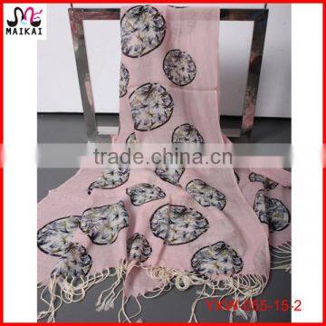 Latest New Design Dragonfly Printed Scarves and Shawls 2015