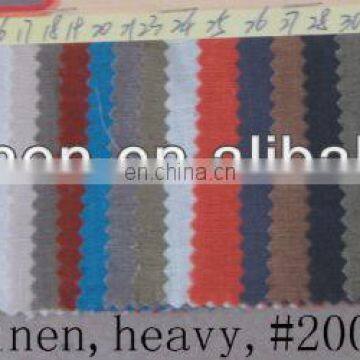 100% linen fabrics in many colors for clothes in high quality