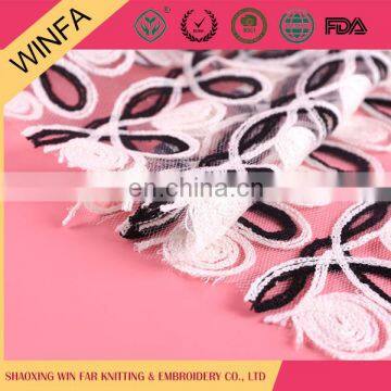 Best Selling Shaoxing Supplier Cheap Knit African Embroidery Lace Fabric photo-2