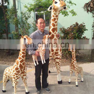 ICTI Factory Custom Plush Toy Manufacturer Lifelike Giaffe