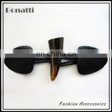 resin horn toggle button for coat