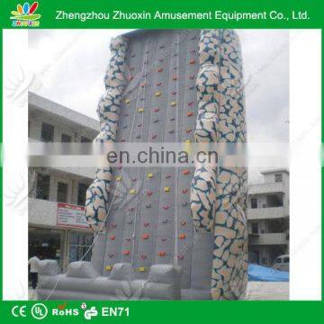 Professional manufacturing PVC inflatable climbing wall / funny inflatable climbing wall