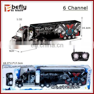 New 6ch truck trailer rc toy