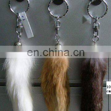 Soft And Funny HandCraft of Rabbit Fur-- Tail Key Ring! BEST PRICE!