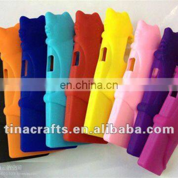 Rabbit ear silicone mobile phone case