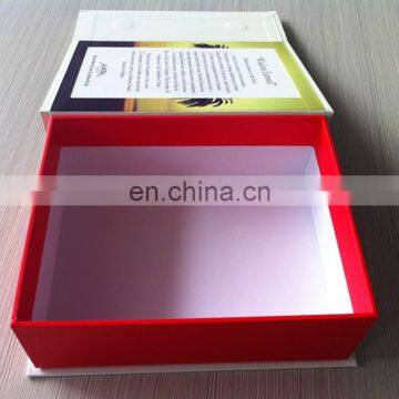 Colorful nice looking rigid magnet closure high quality cardboard CMYK printed packaging paper box