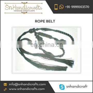 Handmade Braided Rope Belt for Bulk Supply