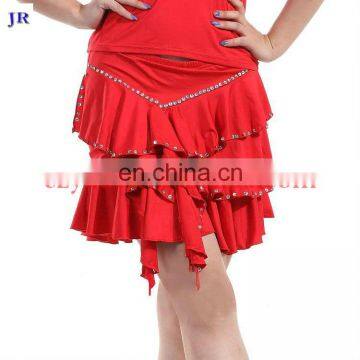 Practice Short latin dance waist skirt for women L-7037#