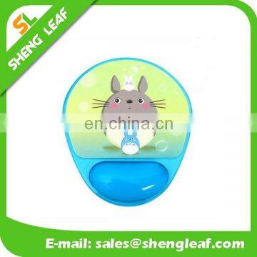 promotional printed customized design mouse pad with hand rest