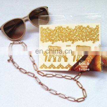 Flash Tatoos Foil Gold Temporary Tattoo Stickers photo-3