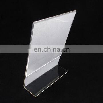 Popular latest L shape outdoor waterproof sign holder
