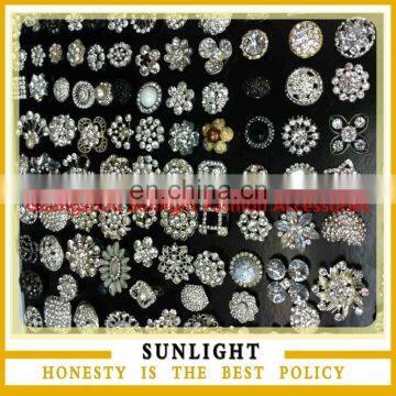 crystal rhinestone fashion buttons for garments