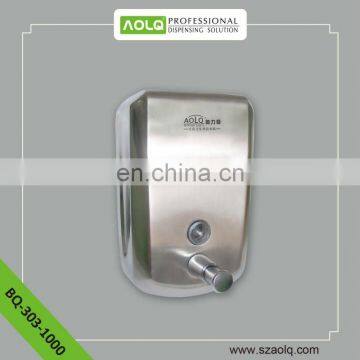 Stainless steel hand wash medical soap dispenser