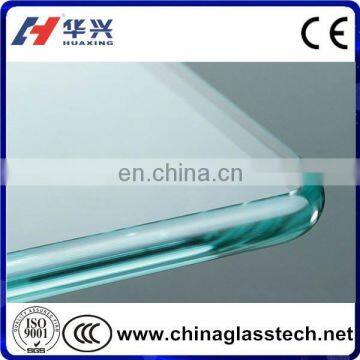 Rough Grinding/Fine Grinding Size Edge Tempered Glass with Hole