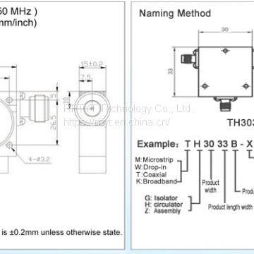 RFTYT 50 Ohm UHF 0.3-1.9GHz 120W N Female Drop In Isolator photo-2