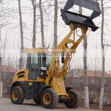 1.2 TON mini wheel loader with different optional