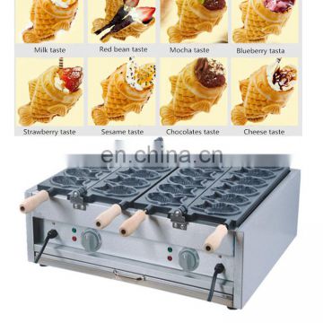 Japanese Style Ice cream Fish Taiyaki Machine Fish cake making machine