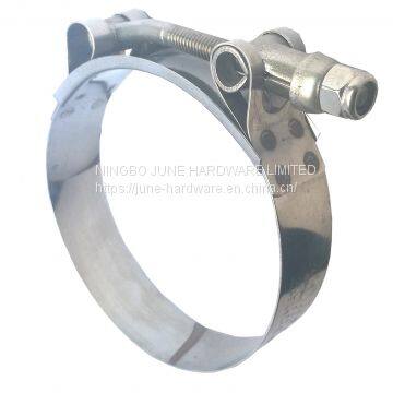 Stainless steel W2 T bolt hose clamp