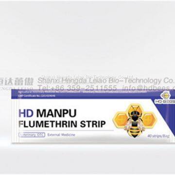 HD Flumethrin Manpu (40 Strips),Fluvalinate Manpu