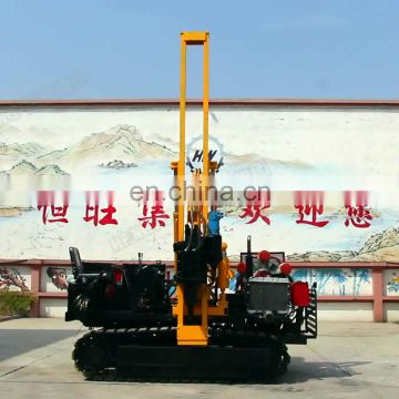 Solar Crawler Hydraulic Pile Driver Machine