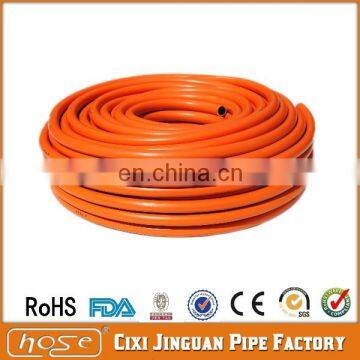 Jinguan OEM 50 Meters 5/16" Orange Flexible LPG Hose PVC Gas Hose, Flexible Hose For Gas, Flexible Natural Gas Hose