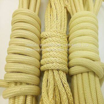 RECOMEN High Quality Heat-resistance Fireproof Fire Rescue Ropes Aramid Fiber Fabric 1500d photo-3