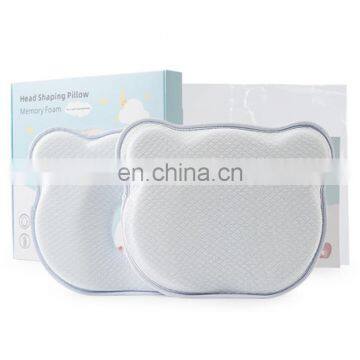 High Quality Baby Newborn Infant Pillow Memory Foam Positioner Prevent Flat Head Anti Roll Baby Memory Foam Pillow photo-7