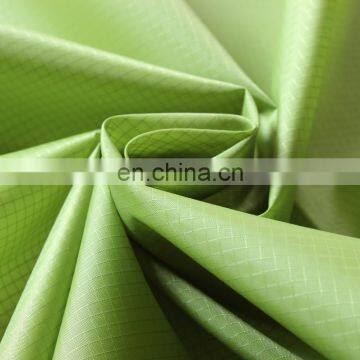 Factory Direct Sale Ribstop 210T Polyester Waterproof Taffeta Fabric With PA Coated photo-2