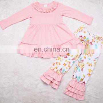 2018 cute daughter shirts boutique girl clothing family matching clothing