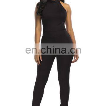 New Arrival Black One Piece Sexy Clubwear Tight Jumpsuit Rompers for Women photo-4
