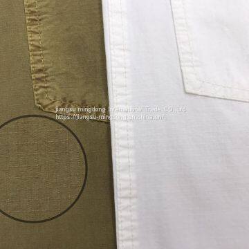 75%Cotton 20%Rayon 5%Spandex Bi-stretch Ripstop Fabric photo-2