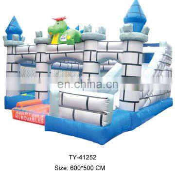 Water Park Giant Outdoor Dinosaur Inflatable Slide photo-3