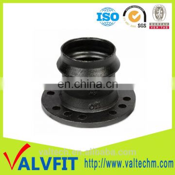 BS EN545 potable Water BS EN598 sewage wastewater Sand Casting DI Pipe Fittings Flange Socket Used piece for PVC Pipe