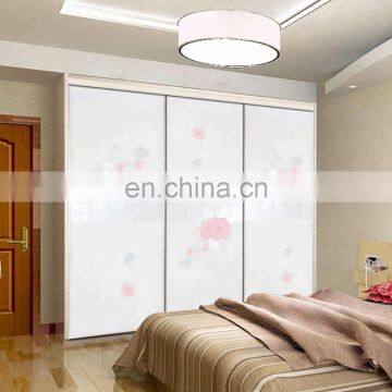 Fashion Decorative Silk Screen Printing Sliding Glass for Wardrobe Door